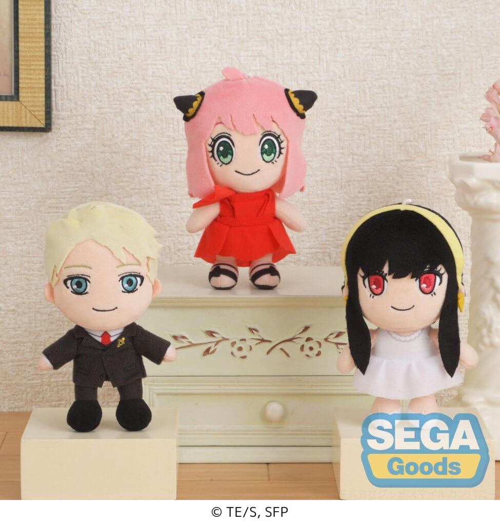 SPY x Family Anya Bond SET of 2 Mofugutto Plush Doll 23cm Winter CODE: White
