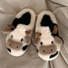 Cow Themed Slippers The Plush Kingdom