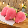 Cute Fruit Plushie Strawberry Pillow - Softest Stuffed Toy The Plush Kingdom